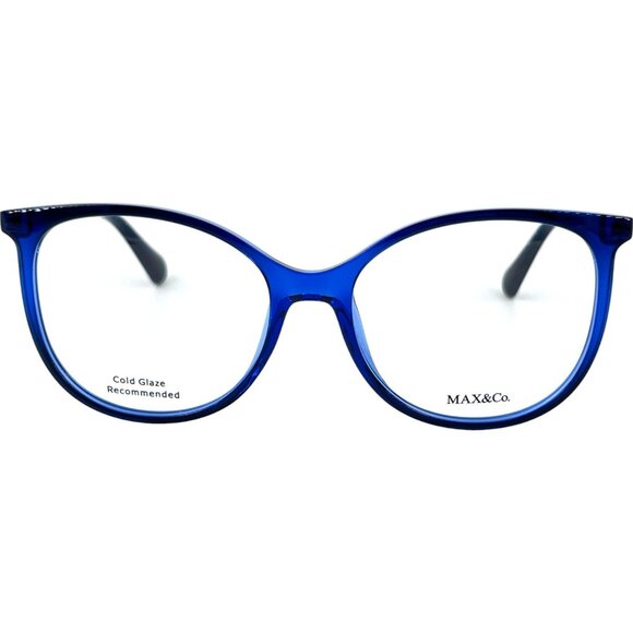Max & Co MO5008 Women's Eyeglass Frame Blue - Picture 3 of 5